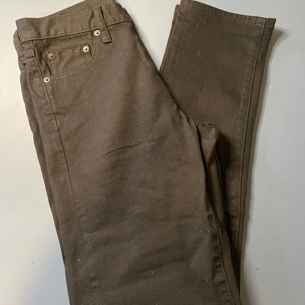 Uniqlo Black Denim Jeans Straight Leg M